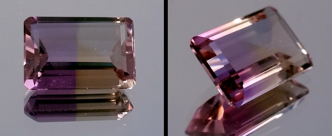 Edelstein Gem Gemstone Ametrin