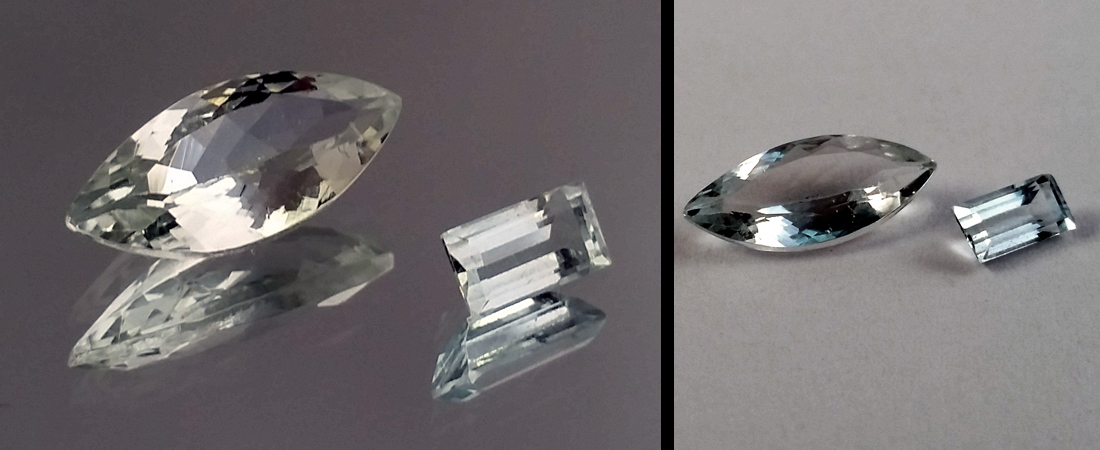 Edelstein Gem Gemstone Aquamarin
