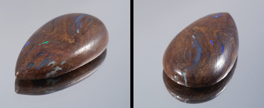 Edelstein Gem Gemstone Boulder Opal