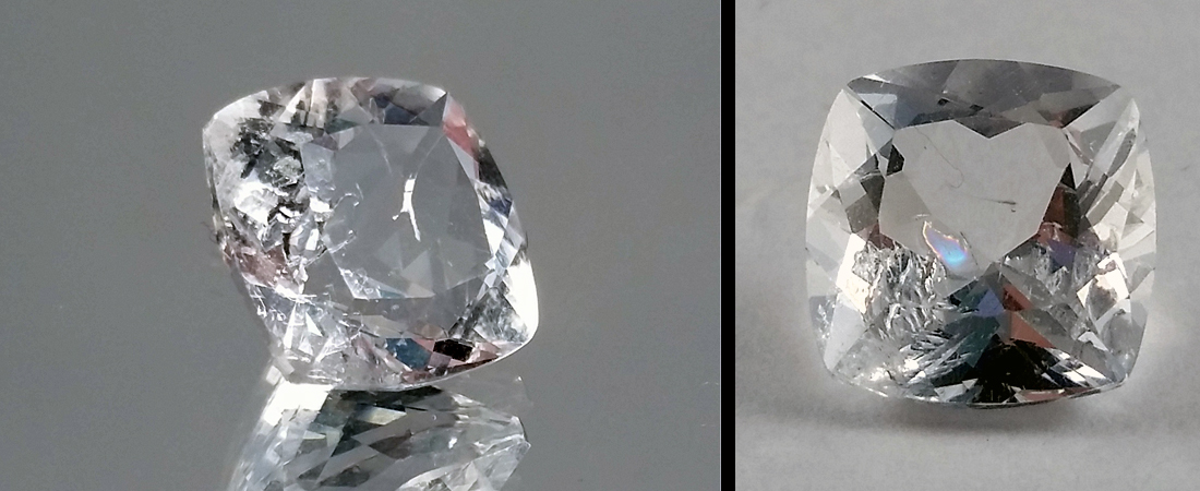 Edelstein Gem Gemstone Pollucit
