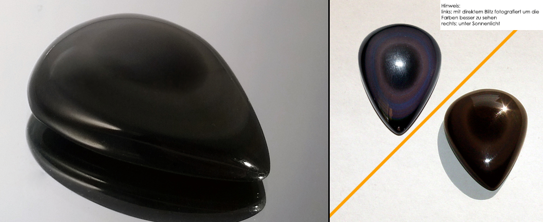 Edelstein Gem Gemstone Obsidian