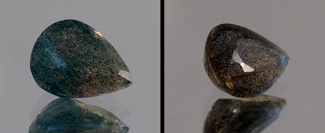 Edelstein Gem Gemstone Labradorit - Spektrolith - Spectrolite